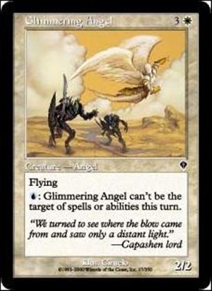Magic the Gathering: Invasion (Base Set) card 17 Glimmering Angel