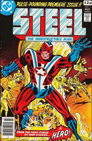 Steel, the Indestructible Man issue 1-B UK Price Cover