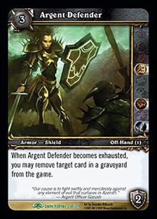 World of Warcraft: Through the Dark Portal (Base Set) card 248 Argent Defender