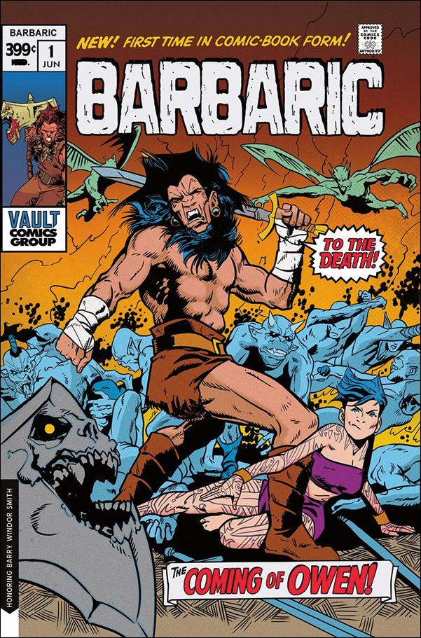 Barbaric issue 1-C Tim Daniel Cover