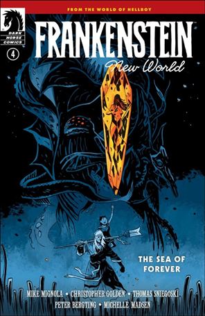 Frankenstein: New World - The Sea of Forever issue 4 Peter Bergting Cover