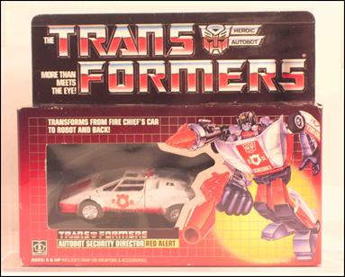 Transformers: More Than Meets the Eye (Generation 1) figure 31 Red Alert (Autobot Security Director)