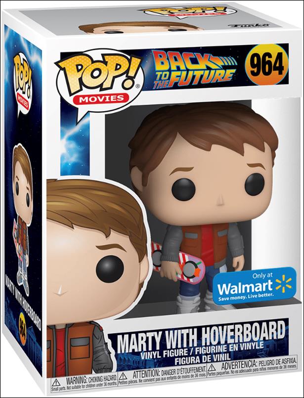 POP! Movies figure 964 Marty With Hoverboard Walmart Exclusive