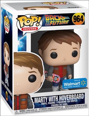 POP! Movies figure 964 Marty With Hoverboard Walmart Exclusive