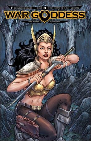 War Goddess issue 0-R Detroit Fanfare Cover 1/350