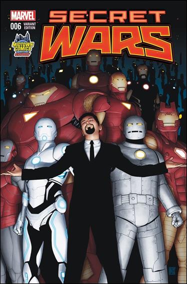 Secret Wars issue 6-I John Tyler Christopher Midtown Comics Cover