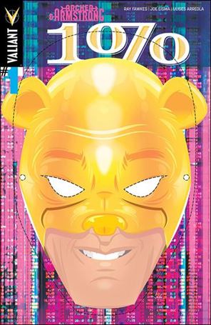 Archer & Armstrong: The One Percent issue 1-B Rian Hughes Bear Mask Cover