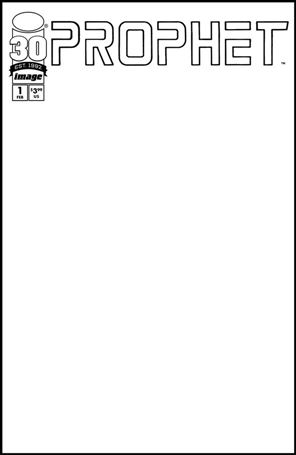 Prophet (1993) issue 1.00-J Facsimile Edition Blank/Sketch Cover