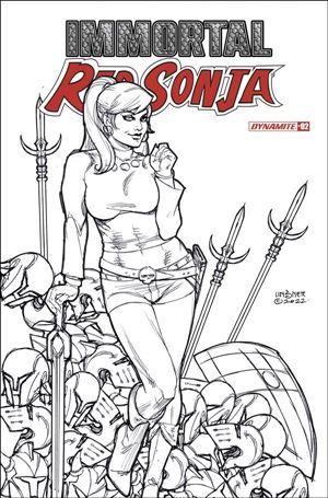 Immortal Red Sonja issue 2-N Joseph Michael Linsner 1:15 Black and White Cover