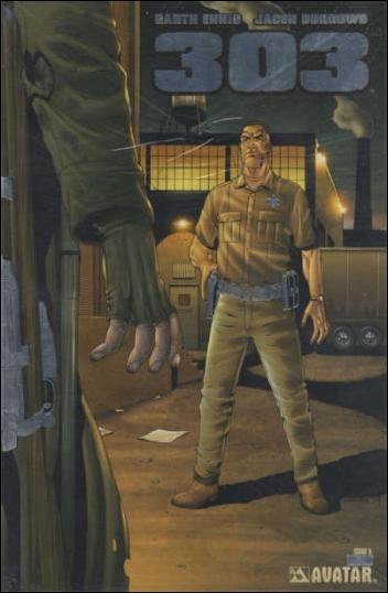 Garth Ennis' 303 issue 5-C Platinum Foil Cover