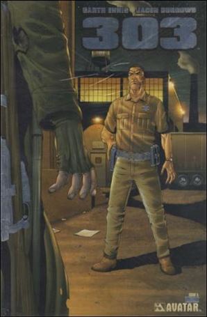 Garth Ennis' 303 issue 5-C Platinum Foil Cover