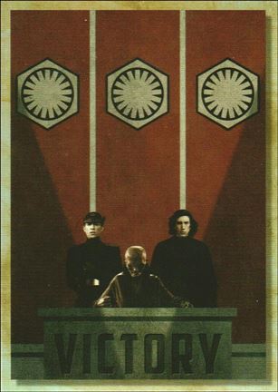 Star Wars Galaxy 2018 (New Trilogy Propaganda Subset) card TP-2 Victory