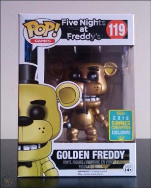 POP! Games figure 119 Golden Freddy  (Summer Convention Exclusive)