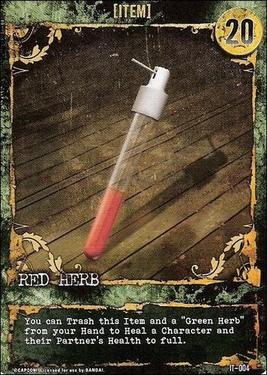 Resident Evil: Alliance (Base Set) card IT-004 Red Herb