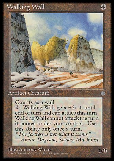 Magic the Gathering: Ice Age (Base Set) card 346 Walking Wall