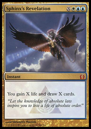 Magic the Gathering: Return to Ravnica (Base Set) card 200 Sphinx's Revelation