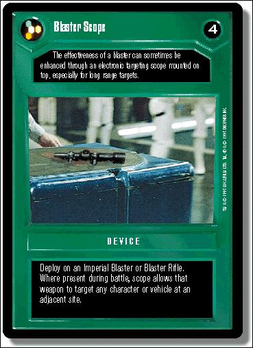 Star Wars: Premiere Limited (Base Set) card 37 Blaster Scope