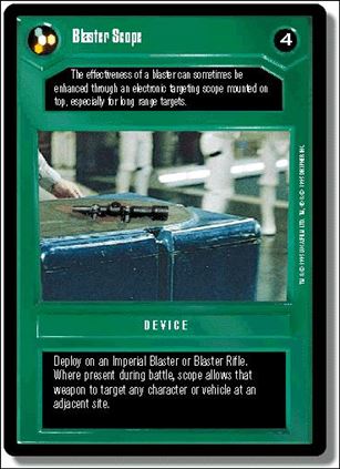 Star Wars: Premiere Limited (Base Set) card 37 Blaster Scope