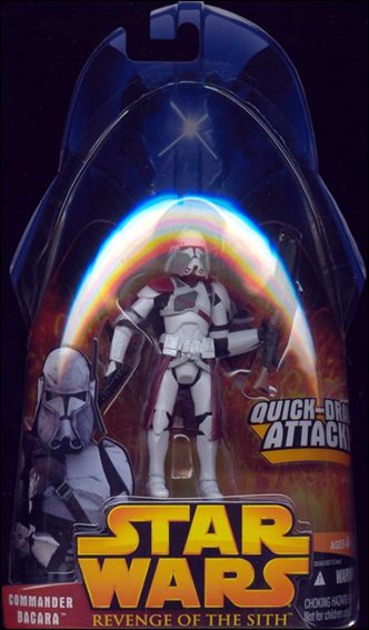 Star Wars: Revenge of the Sith 3 3/4" Basic Action Figures figure 49 Commander Bacara (Quick-Draw Attack!) 