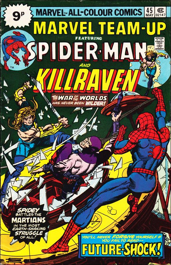 Marvel Team-Up (1972) issue 45-C UK Price Cover