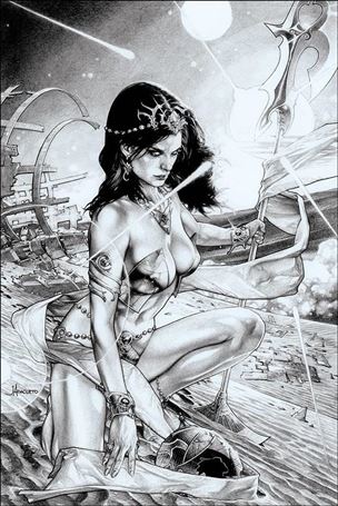 Dejah Thoris (2019) issue 4-J Jay Anacleto 1:15 Black & White Virgin Cover