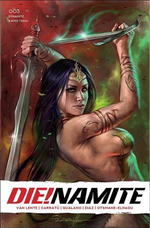 Die!namite issue 3-C Lucio Parrillo Dejah Thoris Cover