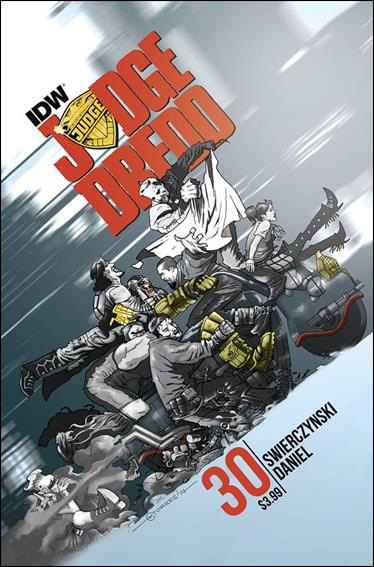 Judge Dredd (2012) issue 30-B Mark Torres Subscription Cover