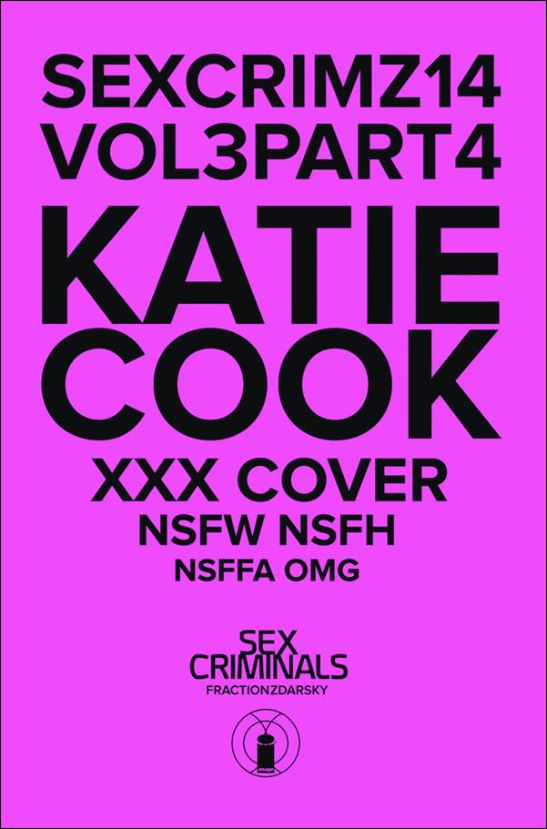 Sex Criminals issue 14-B Katie Cook XXX Cover