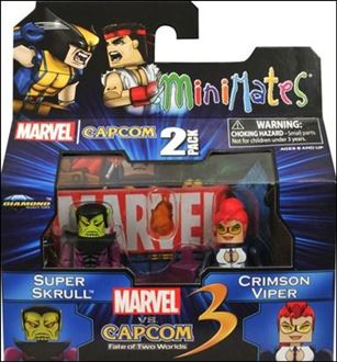 Marvel vs Capcom 3 Minimates figure 9 Super Skrull and Crimson Viper