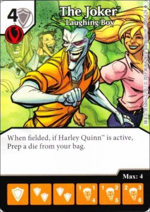 DC Comics Dice Masters Harley Quinn card 20 The Joker: Laughing Boy