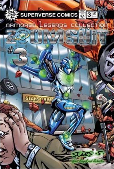 Zoom Suit issue 3-C Bart Sears Armored Legend Cover