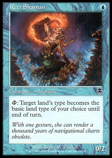 Magic the Gathering: Apocalypse (Base Set) card 29 Reef Shaman