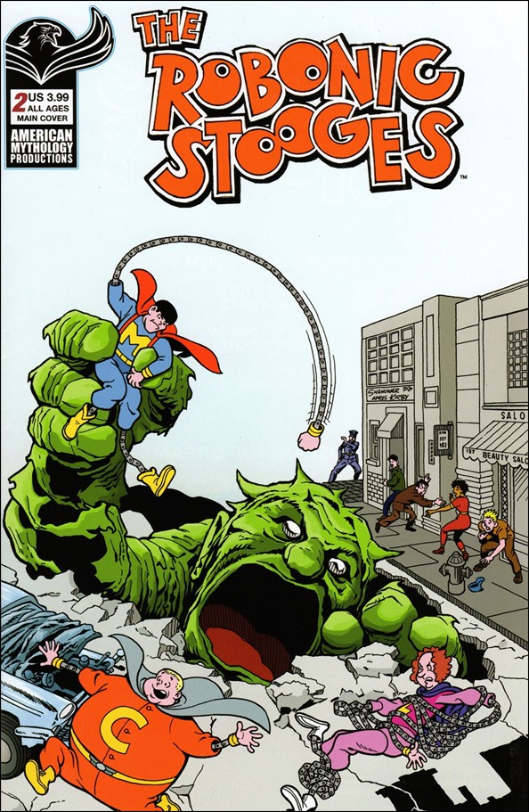 Robonic Stooges issue 2 Eric Shanower Cover