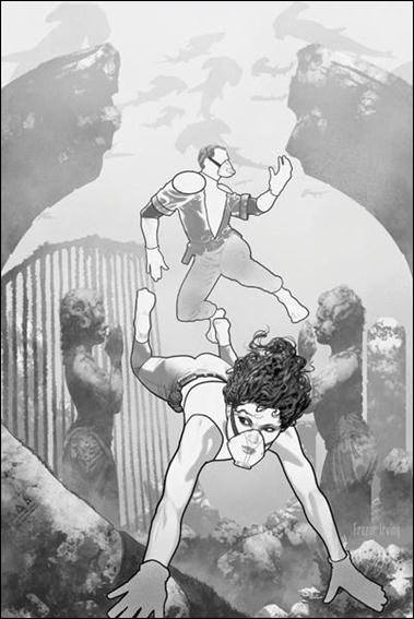 Higher Earth issue 6-D Frazer Irving 1:25 Black and White Virgin Cover