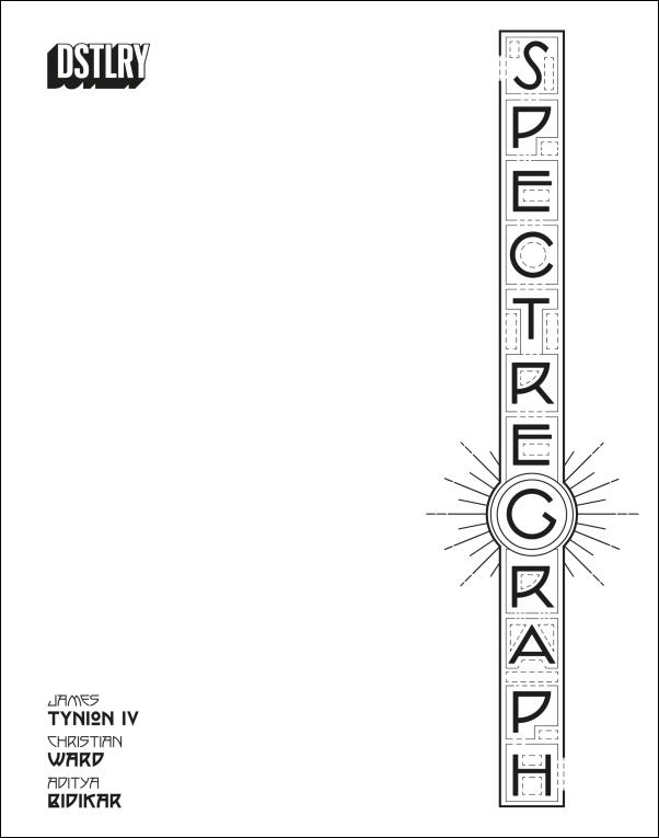 Spectregraph issue 1-G Blank/Sketch Cardstock Wraparound Cover