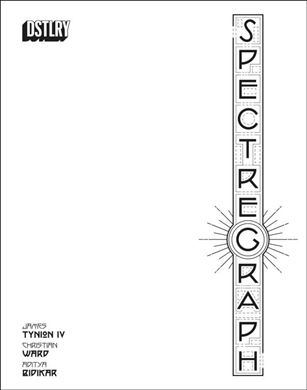 Spectregraph issue 1-G Blank/Sketch Cardstock Wraparound Cover