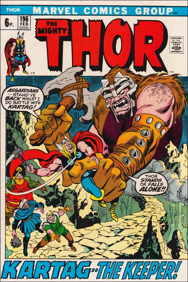 Thor (1966) issue 196-B UK Price Cover