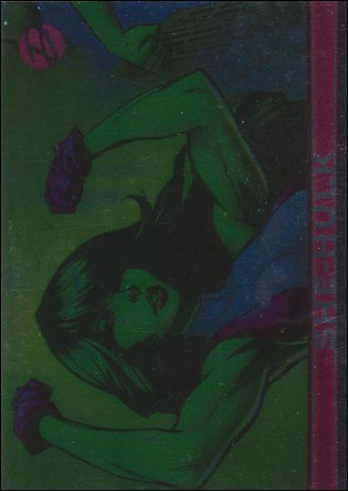 Marvel Dangerous Divas (Parallel Foil Base Set) card 17 She-Hulk