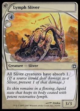 Magic the Gathering: Future Sight (Base Set) card 26 Lymph Sliver