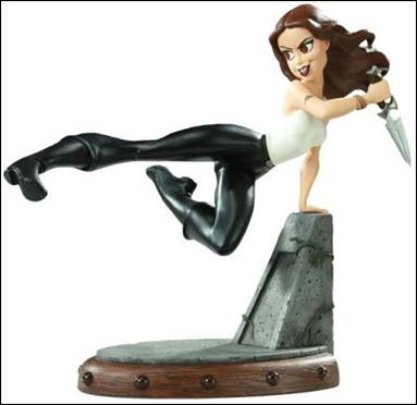 Buffy the Vampire Slayer "Tooned Up" Maquettes item 6 Faith (White Shirt / Black Pants)