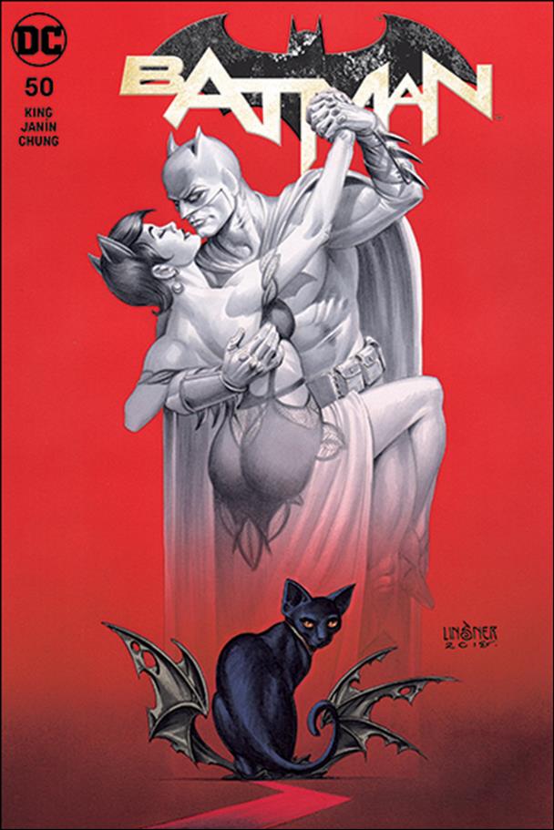 Batman (2016) issue 50-TS Joseph Michael Linsner Galaxy Comics Cover 1/3000