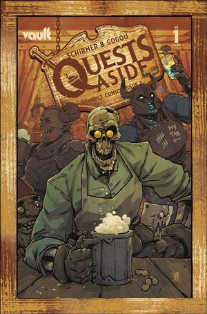 Quests Aside issue 1-B Michael Dialynas Cover