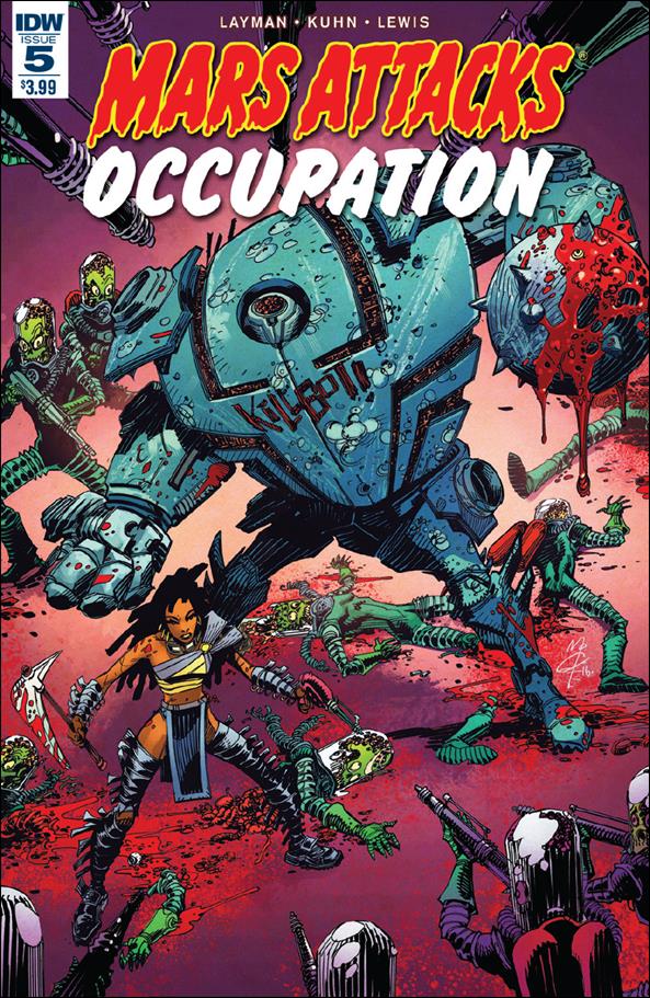 Mars Attacks: Occupation issue 5 John McCrea Cover