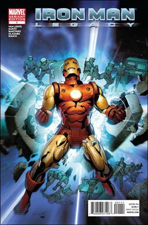 Iron Man Legacy issue 1-B Salvador Larroca Cover