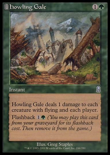 Magic the Gathering: Odyssey (Base Set) card 244 Howling Gale