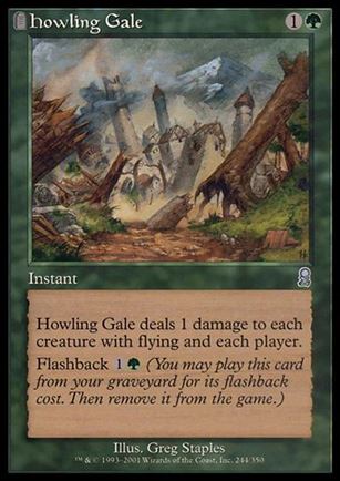 Magic the Gathering: Odyssey (Base Set) card 244 Howling Gale
