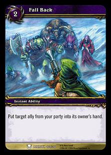 World of Warcraft: Heroes of Azeroth (Base Set) card 160 Fall Back