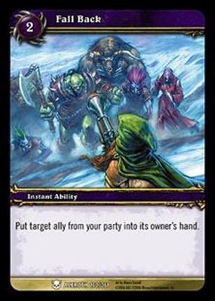 World of Warcraft: Heroes of Azeroth (Base Set) card 160 Fall Back