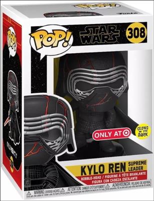 POP! Star Wars figure 308-C Kylo Ren Supreme Leader (Glow) Target Exclusive