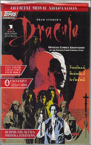 Bram Stoker's Dracula issue 1 Polybagged with Trading Cards